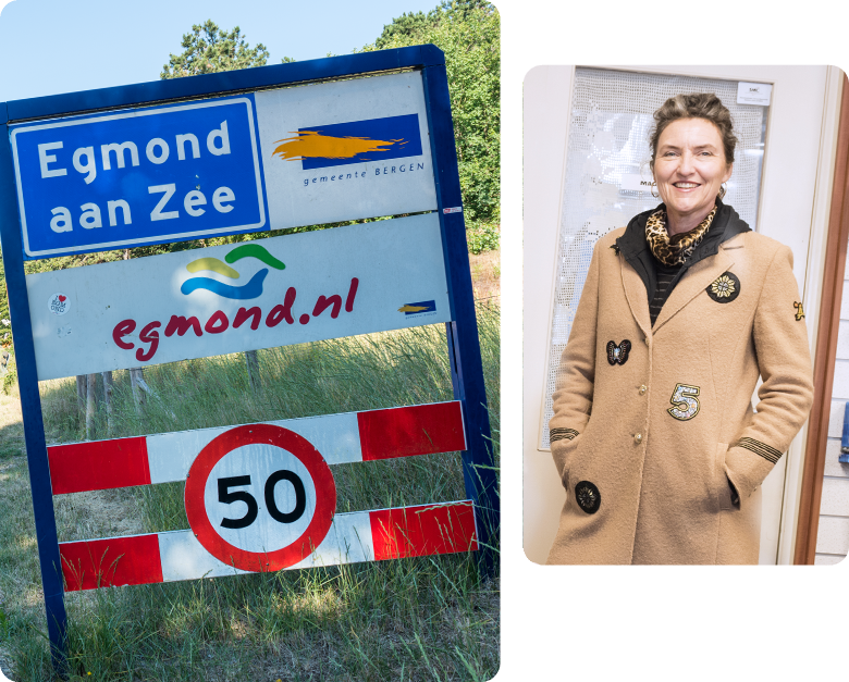 Parel aan Zee entree Egmond + in actie